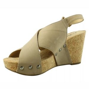 🎀Clearance🎀 New LUCKY BRAND ankle strap cork platform sandals